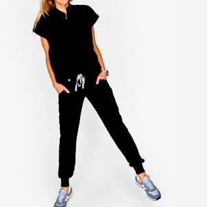 FIGS black scrub set - Rafaela XS and Zamora XSP